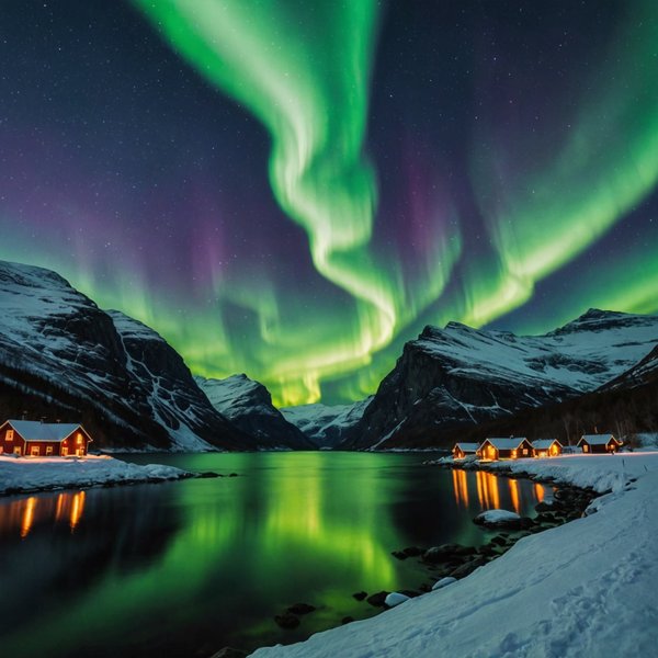 Peut-on trouver une location de vacances en Norvège avec des excursions pour observer les aurores boréales et des cours de photographie nocturne?